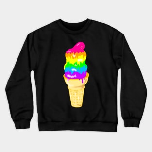 Rainbow Ice Cream Crewneck Sweatshirt